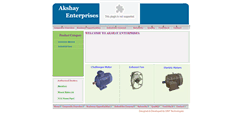 Desktop Screenshot of akshayenterprises.in